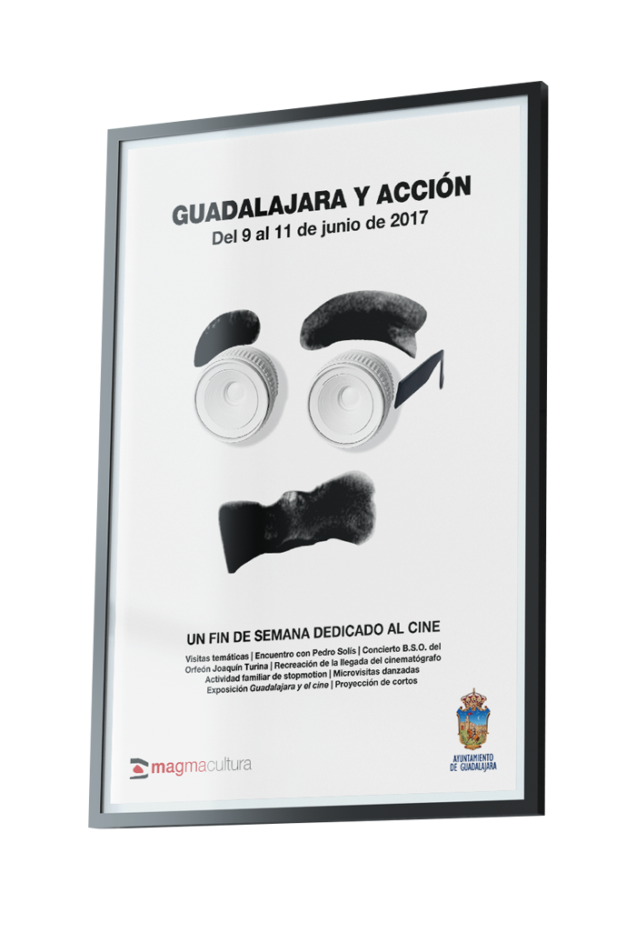 Main poster of the public event, Guadalajara y acción 2017